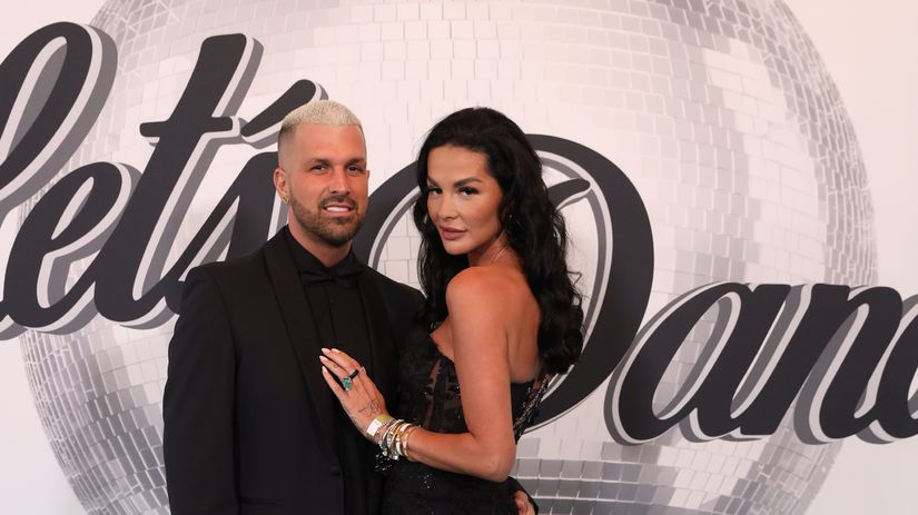 Influencerka Zuzana Plačková s manželom. 