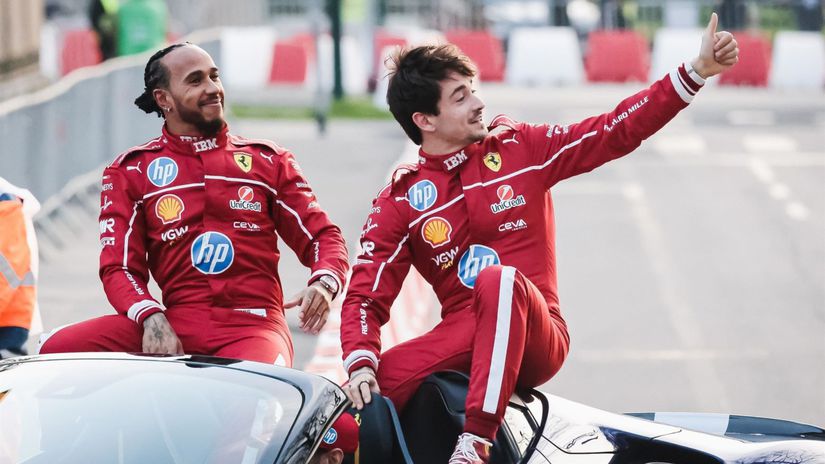 Lewis Hamilton, Charles Leclerc