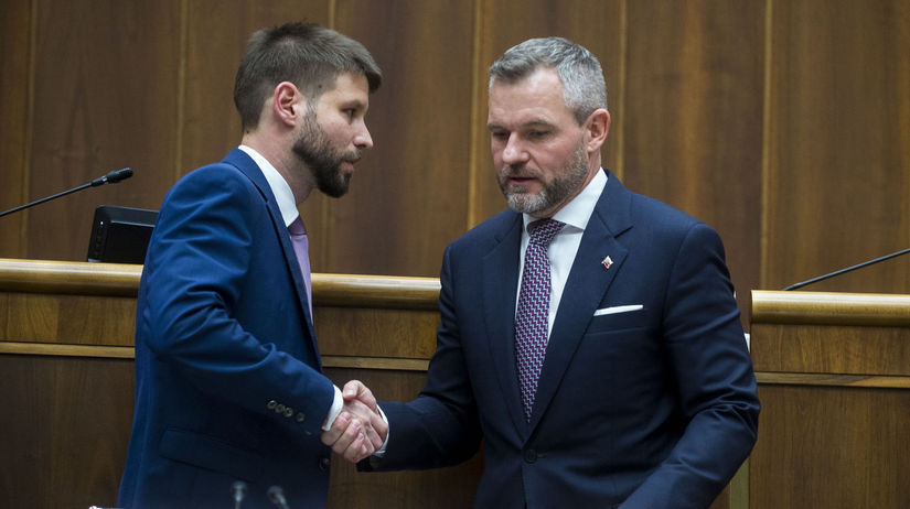 Michal Šimečka / Peter Pellegrini /