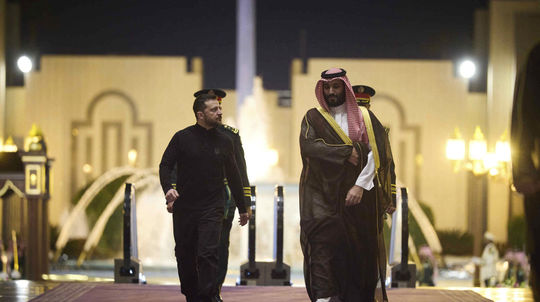 Ukrajinský prezident Volodymyr Zelenskyj...