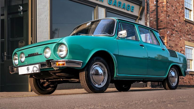Škoda 110 LS v takomto stave je poriadnou...