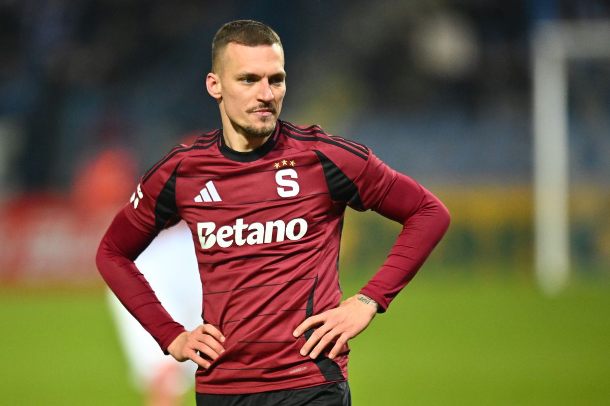 Lukáš Haraslín v drese Sparty Praha.