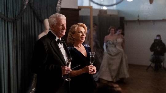 Herec Emil Horváth a Zdena Studenková v Dunaji,...