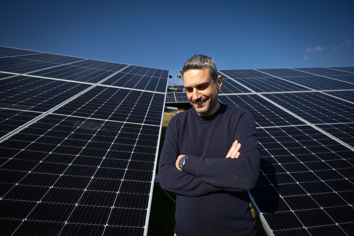 Dimitris Kitsikopoulos, solarny panel, grecko,...