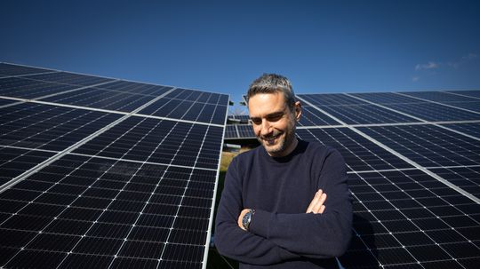 Dimitris Kitsikopoulos, solarny panel, grecko,...