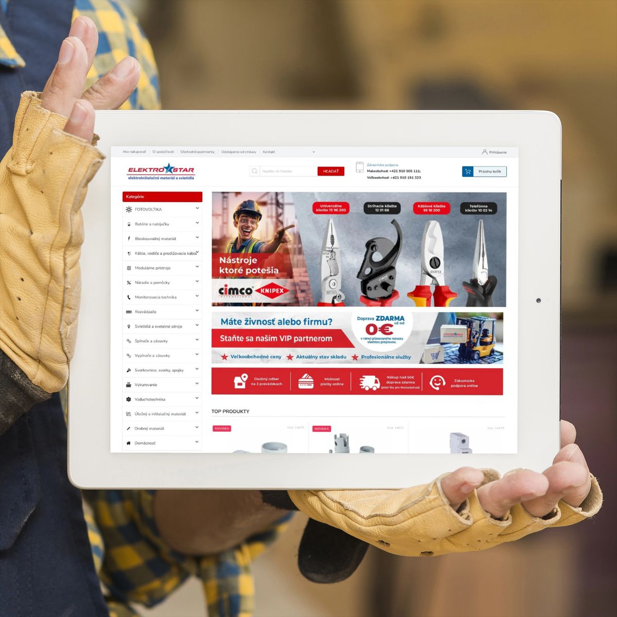 Otvorenie e-shopu Elektrostar.shop na Shoptete...