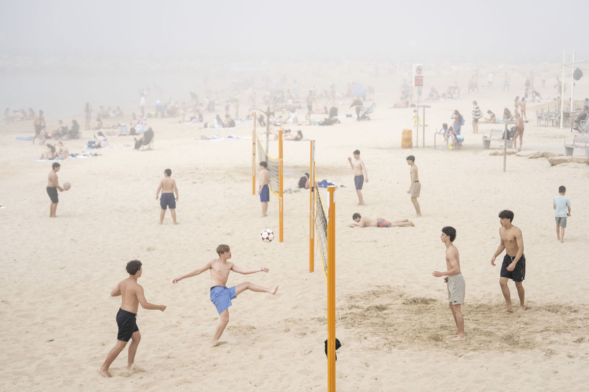 Izrel, pláž, Tel Aviv