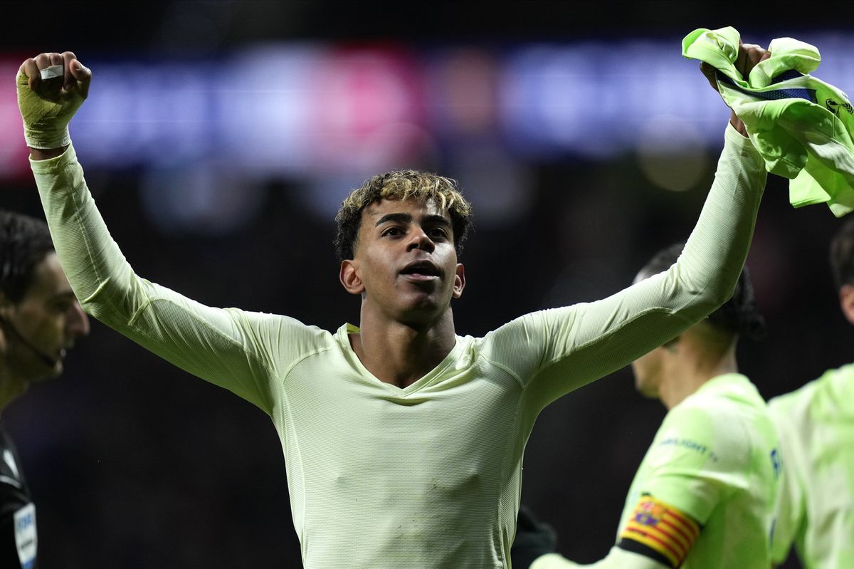 Gólová radosť Lamina Yamala.