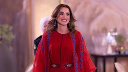 Jordánska kráľovná Rania na zábere z 27. marca,...