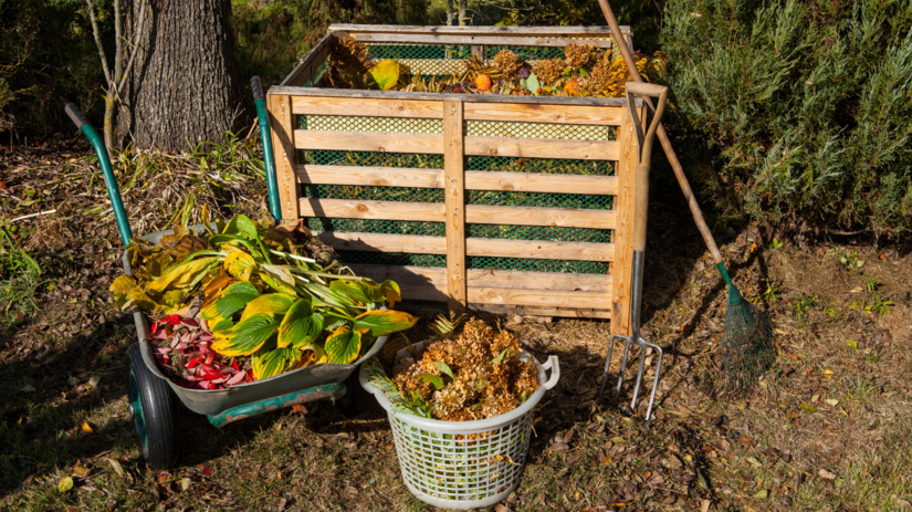 kompost, kompostovisko,