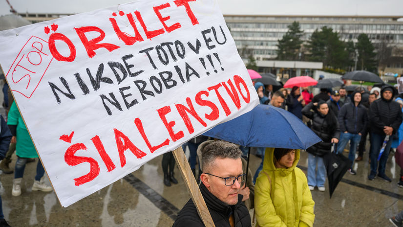 SR Bratislava protest SLAK zvieratá zabíjanie BAX