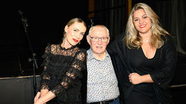 M.Galis Partlova  K.Calik  A.Somorovska  oslava nar.  foto R.Tappert