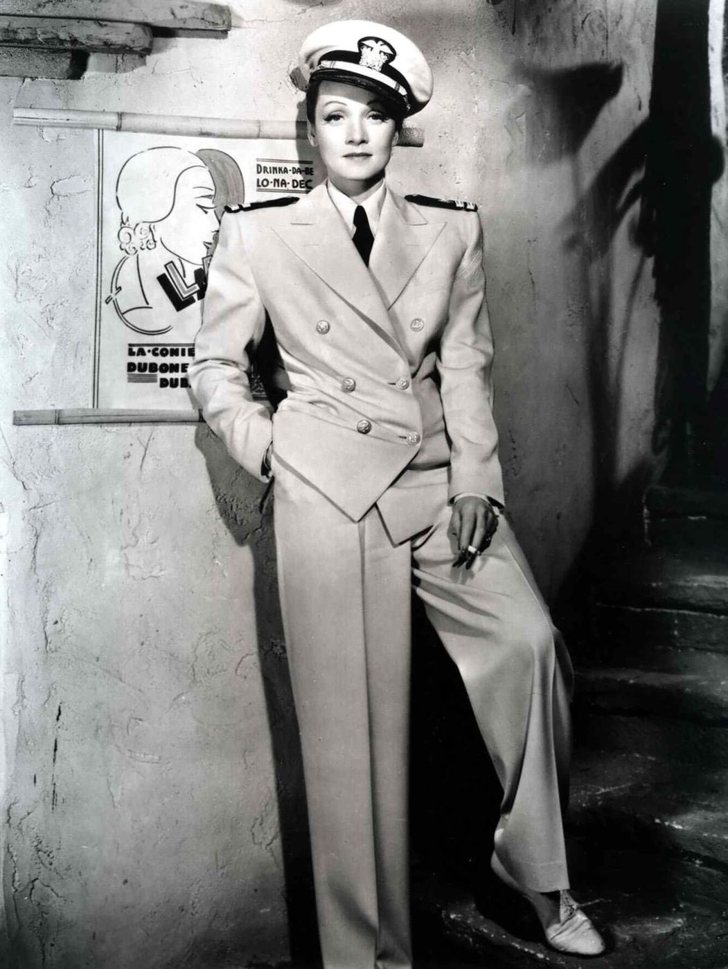 Herečka Marlene Dietrich na zábere z roku 1940
