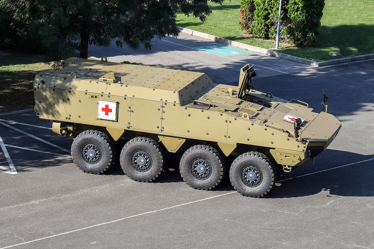 Patria v ambulantnej verzii
