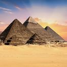 pyramídy, Egypt, púšť