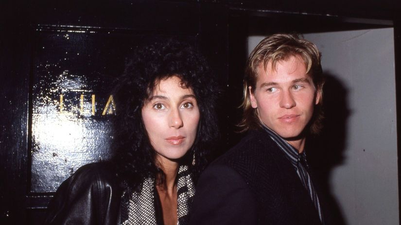 Herec Val Kilmer a speváčka a herečka Cher mali...