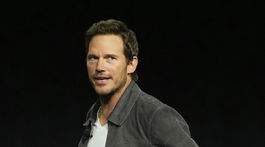 Herec Chris Pratt prišiel do Vegas predstaviť novinku Mercy.