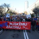 pochod protest bratislava