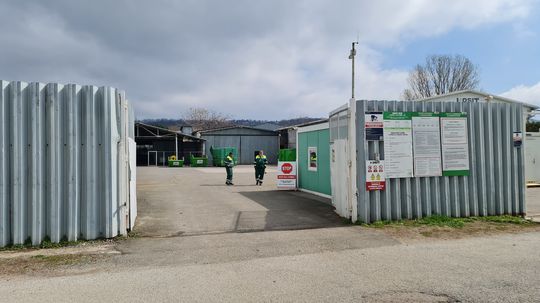 Zberný dvor na Jarmočnej ulici v Košiciach