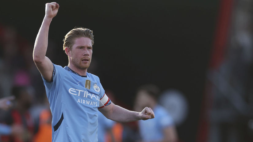 Anglicko Futbal DeBruyne Manchester City odchod