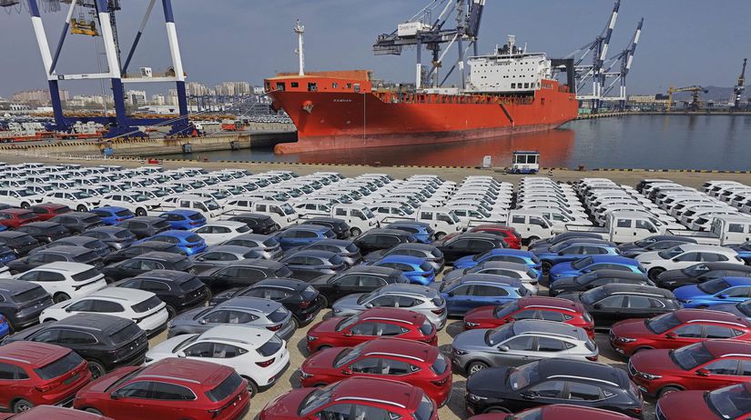 Čína, clá, automobily