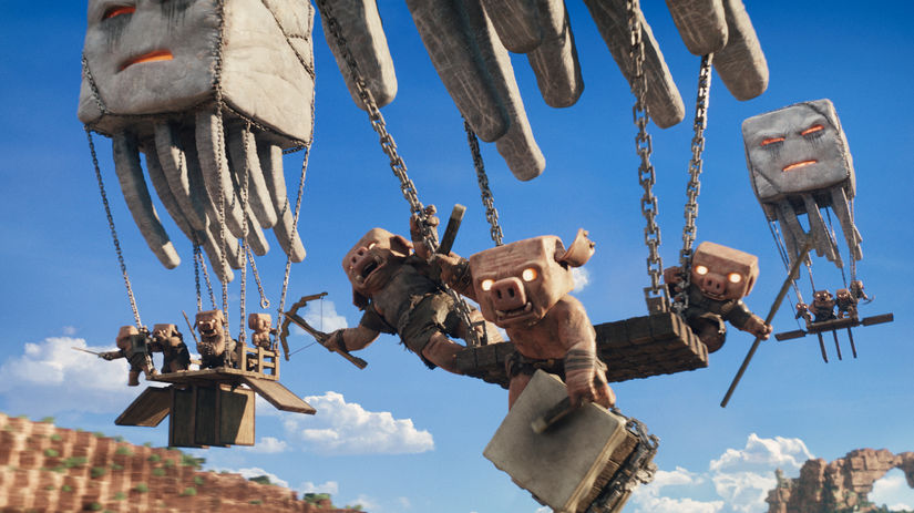 Zábery z natáčania MINECRAFT vo filme