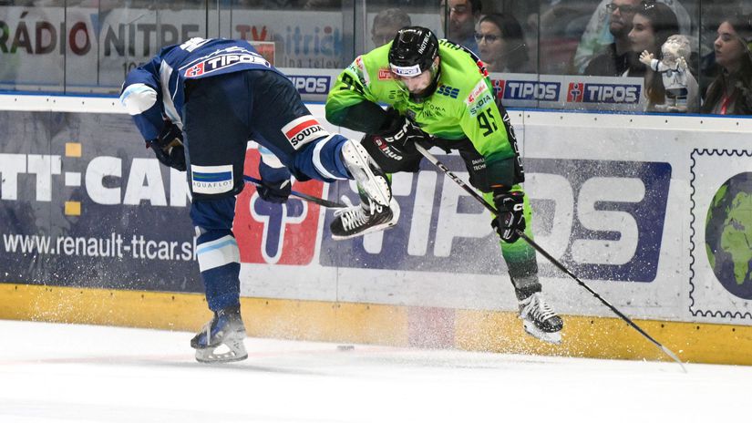 SR Nitra Hokej semifinále play off Tipos...