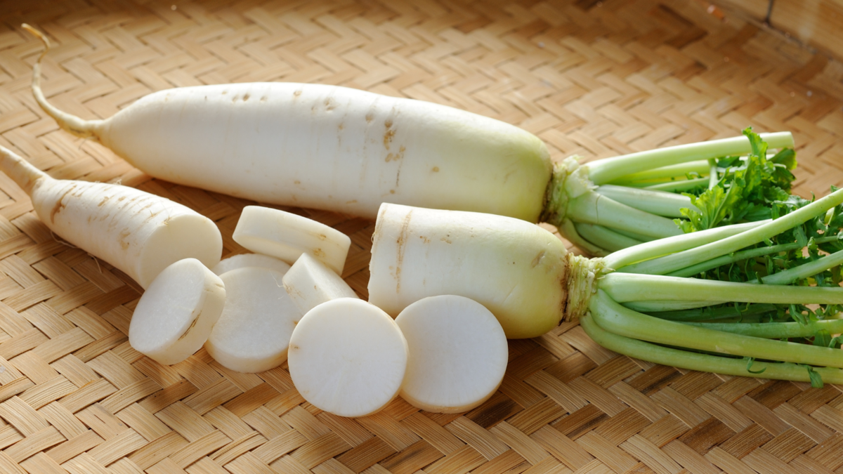 daikon, japonská reďkev,