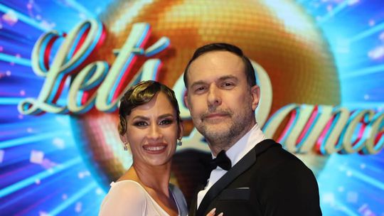 Juraj Kemka a Natália Glosiková  v retro kole...