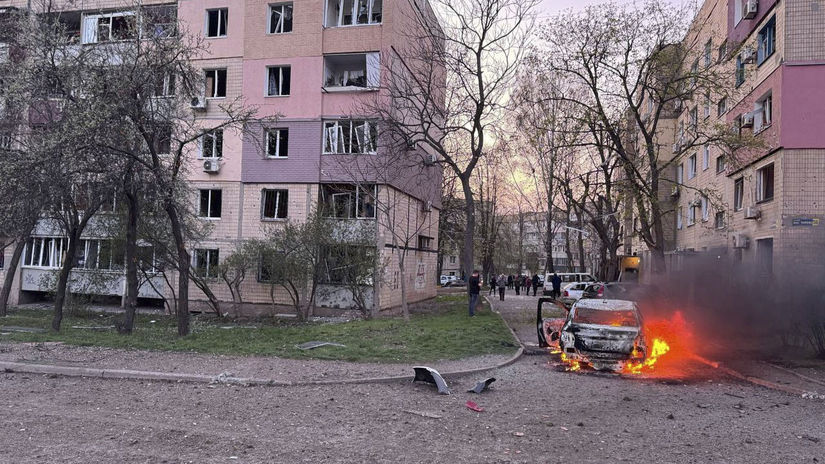 Ukrajinské mesto Kryvyj Rih po ruskom útoku 4....