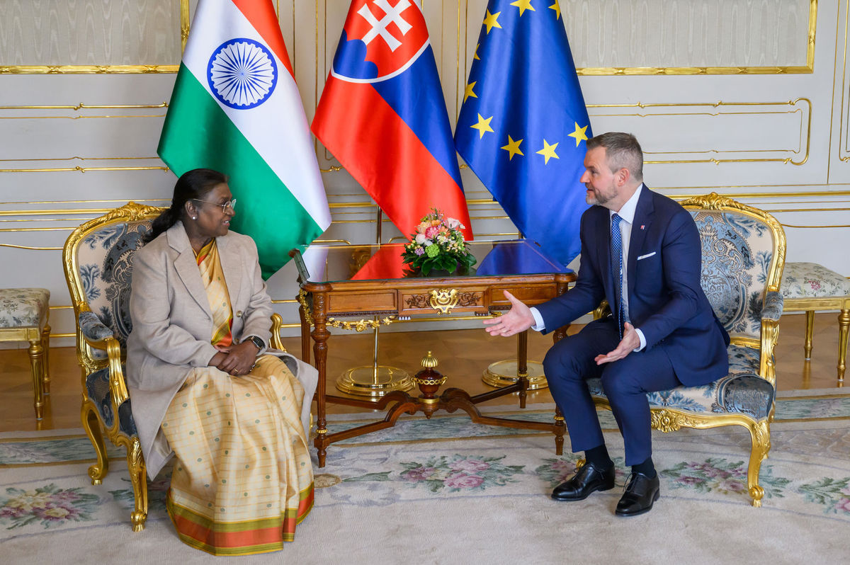Prezident SR Peter Pellegrini a indická...