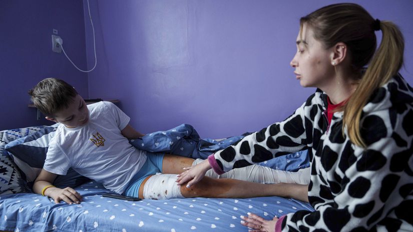 Kryvyj Rih, ukrajinské deti, zranení civilisti,...