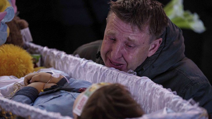 Kryvyj Rih, zabité deti, ruský zločin,...