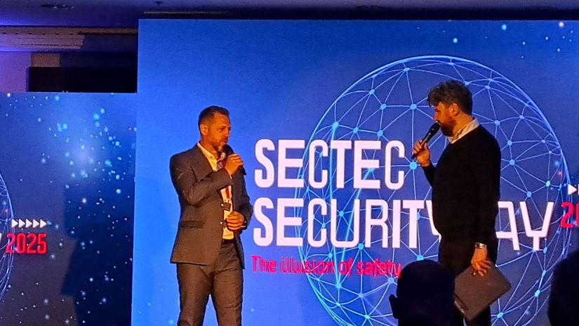 Marek Král, CEO, SecTec a moderátor podujatia...