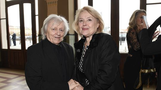 Magda Vášaryová a Václav Neckář na podujatí...