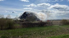 Požiar skládky odpadov v katastri obce Čierna...