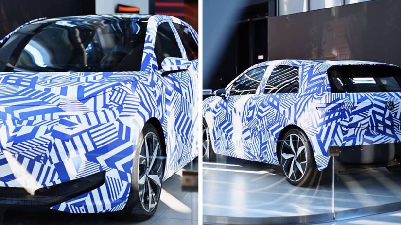 VW ID.2 - kamufláž 2025