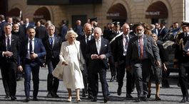 Kráľ Karol III. a kráľovná Camilla na návšteve Talianska.