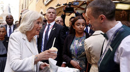 Kráľ Karol III. a kráľovná Camilla na návšteve Talianska.