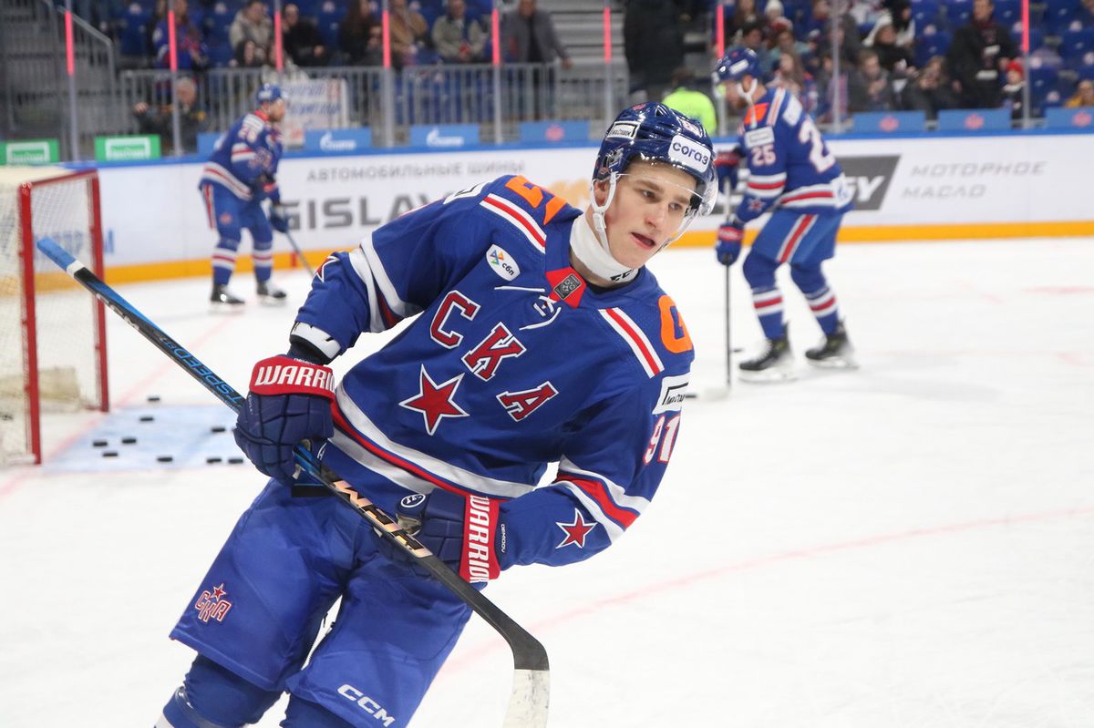 Ivan Demidov (91) v drese SKA Petrohrad.