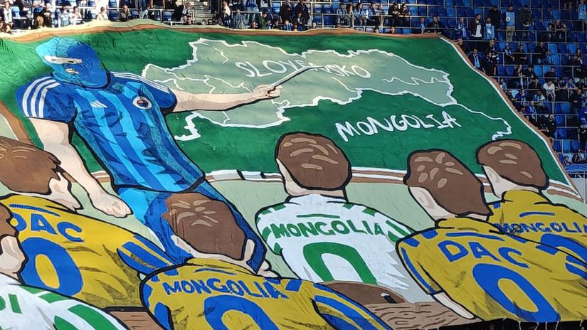 ŠK Slovan, choreografia, DAC