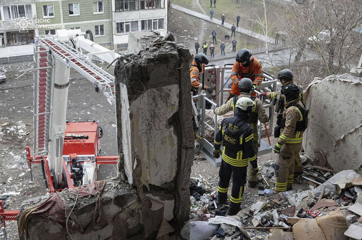 Sumy / Drone attack /