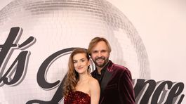 Choreograf a porotca Ján Ďurovčík s manželkou Barborou. 