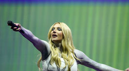 Speváčka Kesha v auguste 2024.