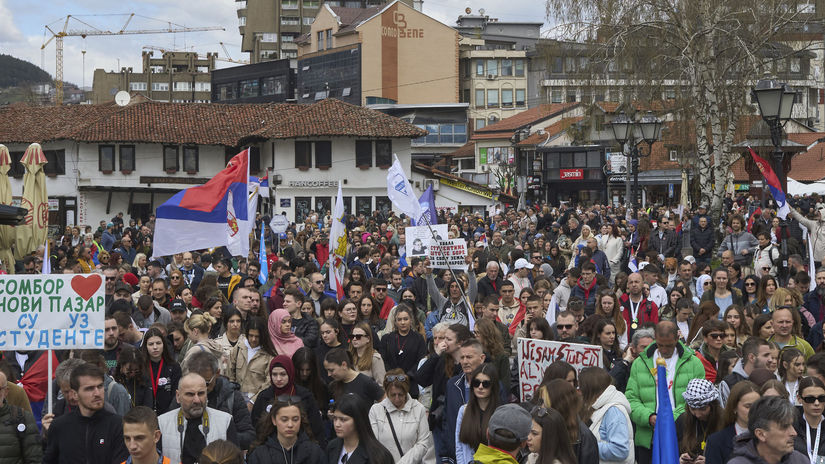 srbsko protest