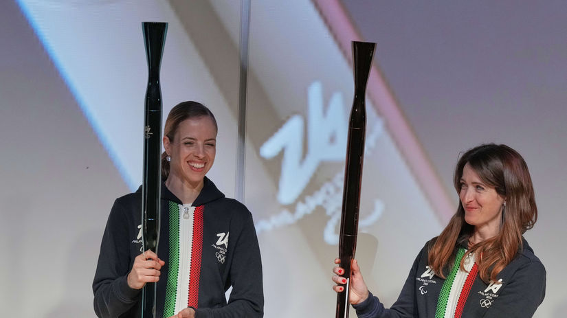 Japonsko Taliansko ZOH2026 pochodeň dizajn...