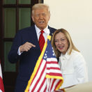 Meloniová, Trump