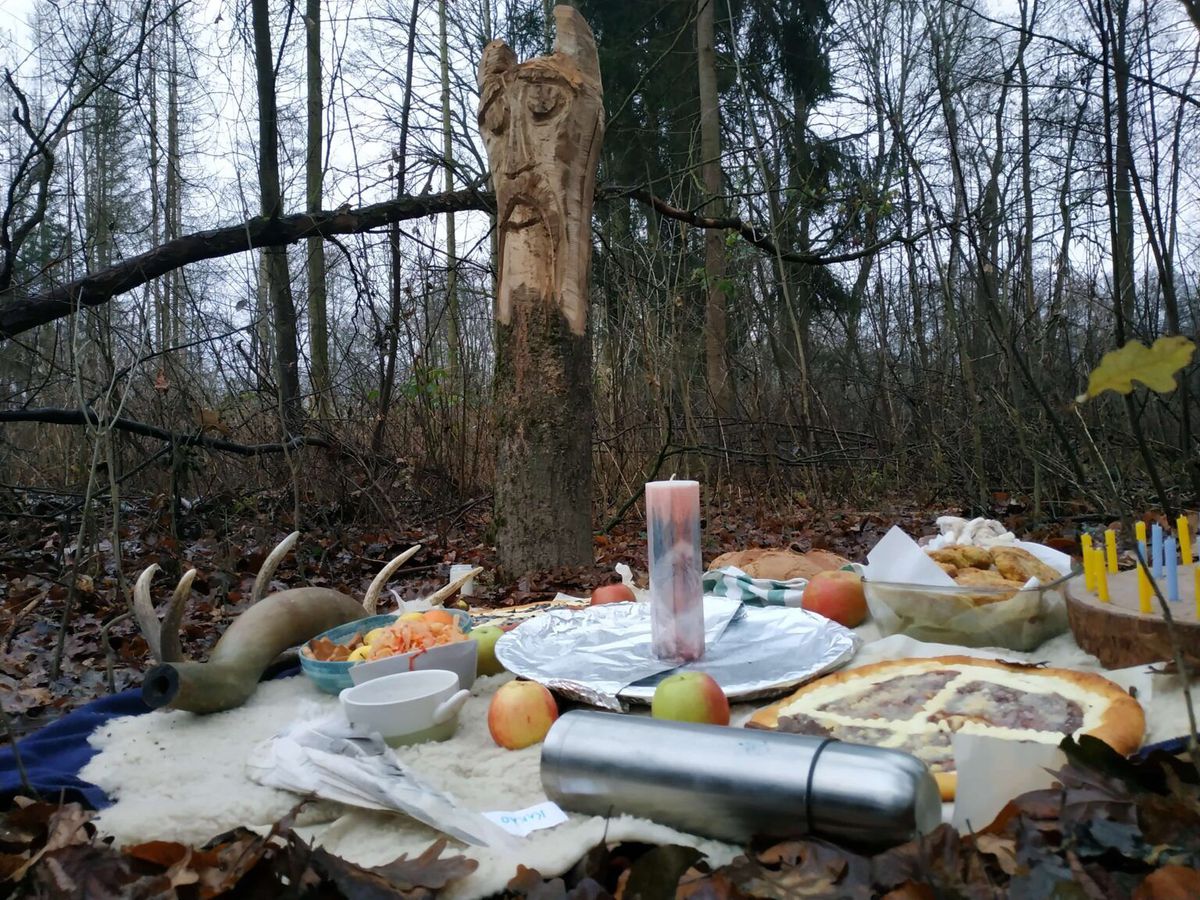 Pohanské obetisko podľa súčasných predstáv.