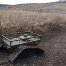 Ruský pozemný dron s mínou TM-62