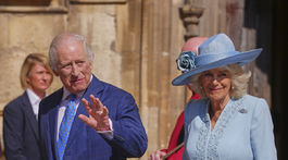 Kráľ Karol III. a jeho manželka, kráľovná Camilla  